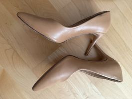 Pumps beige Grösse 38 Leder