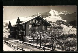 Adelboden, Pension Alpenruhe im Winter, 