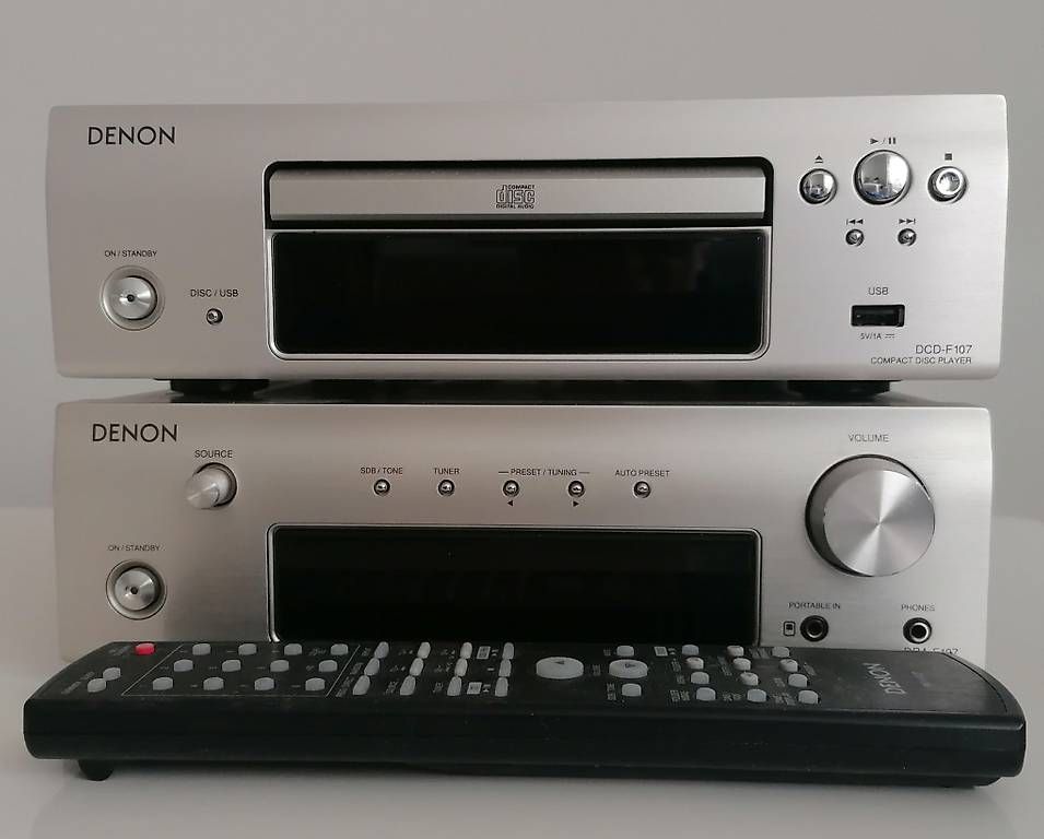Receiver: Denon Receiver +CD DRA-F 107 + DCD-F107  – Gebraucht aus Agno von Tonygre
