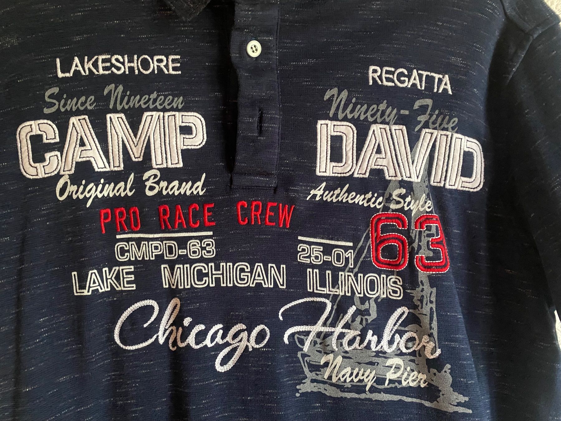 Camp David Magliette Polo: Camp David Poloshirt – Nuovo (secondo la descrizione) da Wilderswil venduto da Guru28 2