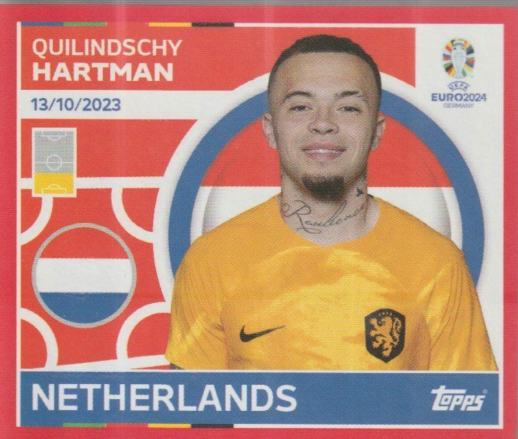 EURO 2024 Topps sticker NETHERLANDS NED 11 HARTMAN (Neu (gemäss ...