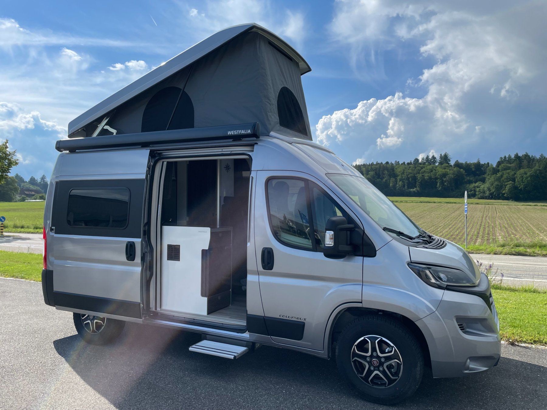 Westfalia Veicoli da campeggio: Westfalia Columbus 540D Aufstelldach – Nuovo e nell'imballaggio originale da Lohn-Ammannsegg venduto da MOBYCAMPERS 1