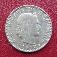 20 Rappen - Jahrgang 1912