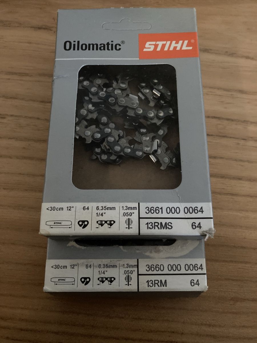 Stihl Sägen: Motorsäge Kette Stihl 2stk. – Neu und originalverpackt aus Aarwangen von to-hirschi