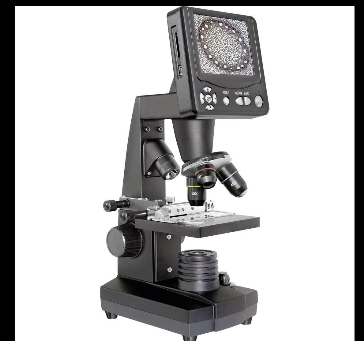 Microscopi: Microscope LCD Bresser 40x-1600x – Nuovo (secondo la descrizione) da Brig venduto da per_m5nv