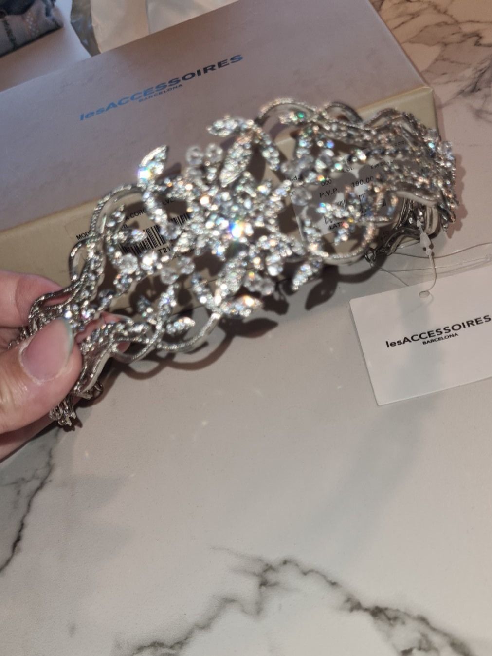 Accessori per capelli: Brauthaarreifen / krone – Nuovo e nell'imballaggio originale da Lohn-Ammannsegg venduto da GuessT 6