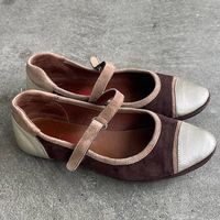 Sommer Schuhe/ Ballerina Leder 36/37