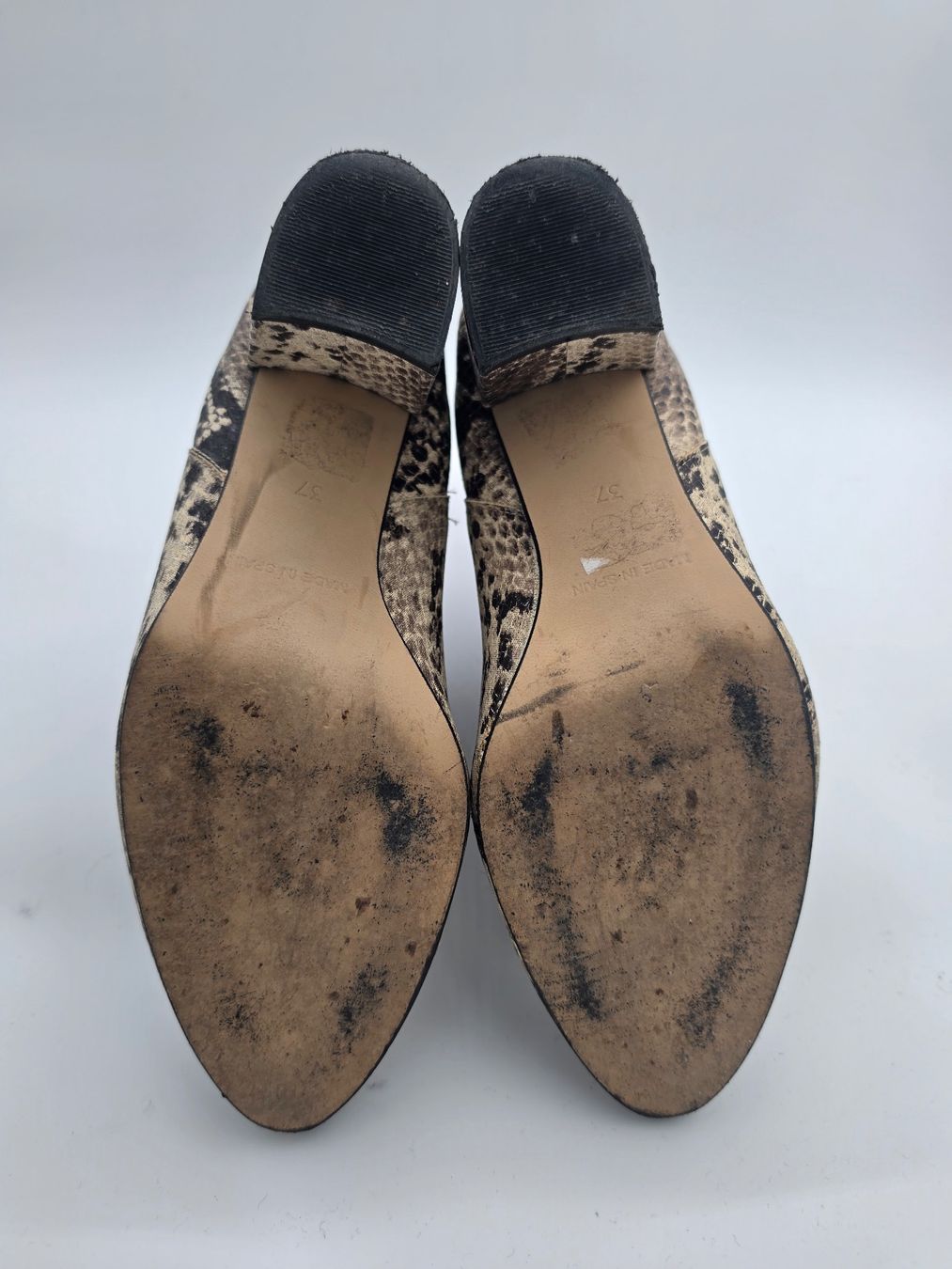 Chaussures femmes: Bottines Maison 123 en cuir imprimé python – Taille 37 – D'occasion à St. Ursen par kat_g8z5 6