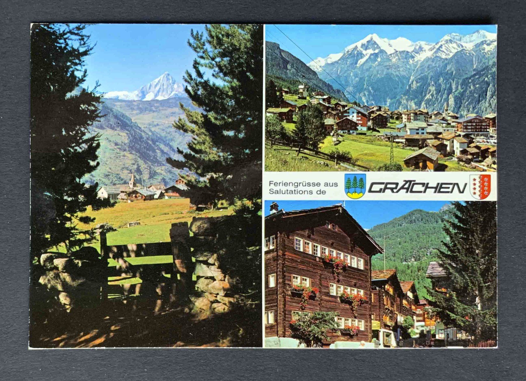 Cartoline postali: AK Grächen – Usato da Goldau venduto da artelier1