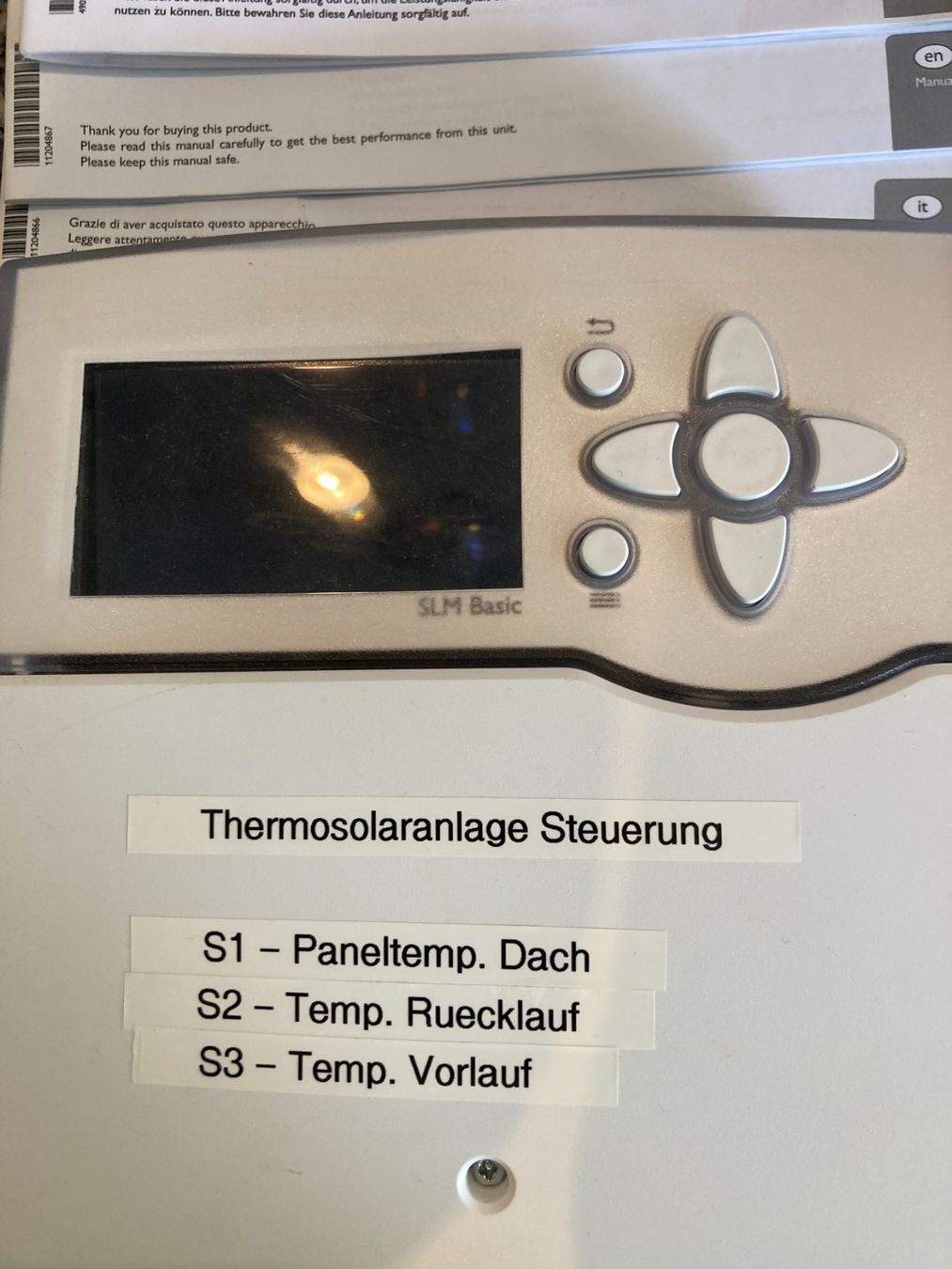 Dispositivi a energia solare: Solaranlage Steuerung SLM Basic - Thermosolar - Sonnenkraft – Usato da Heimberg venduto da Mehrwertdienst 1