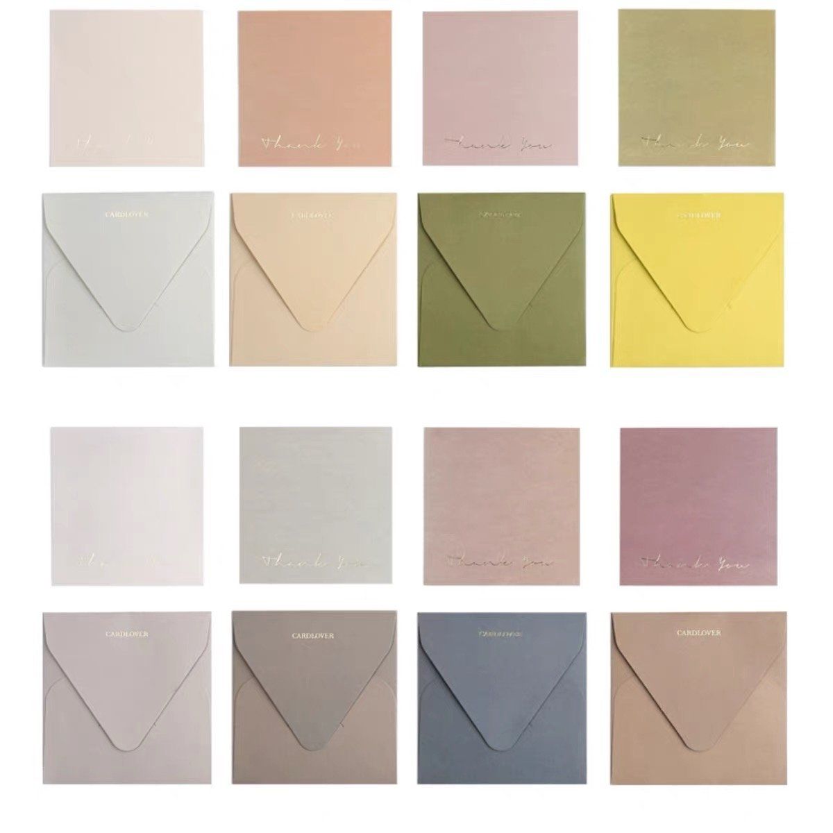 Cartoline: Grußkarten  Schlichtes & Elegantes Design, Pastellfarben – Nuovo e nell'imballaggio originale da Zürich venduto da Grussatelier 6