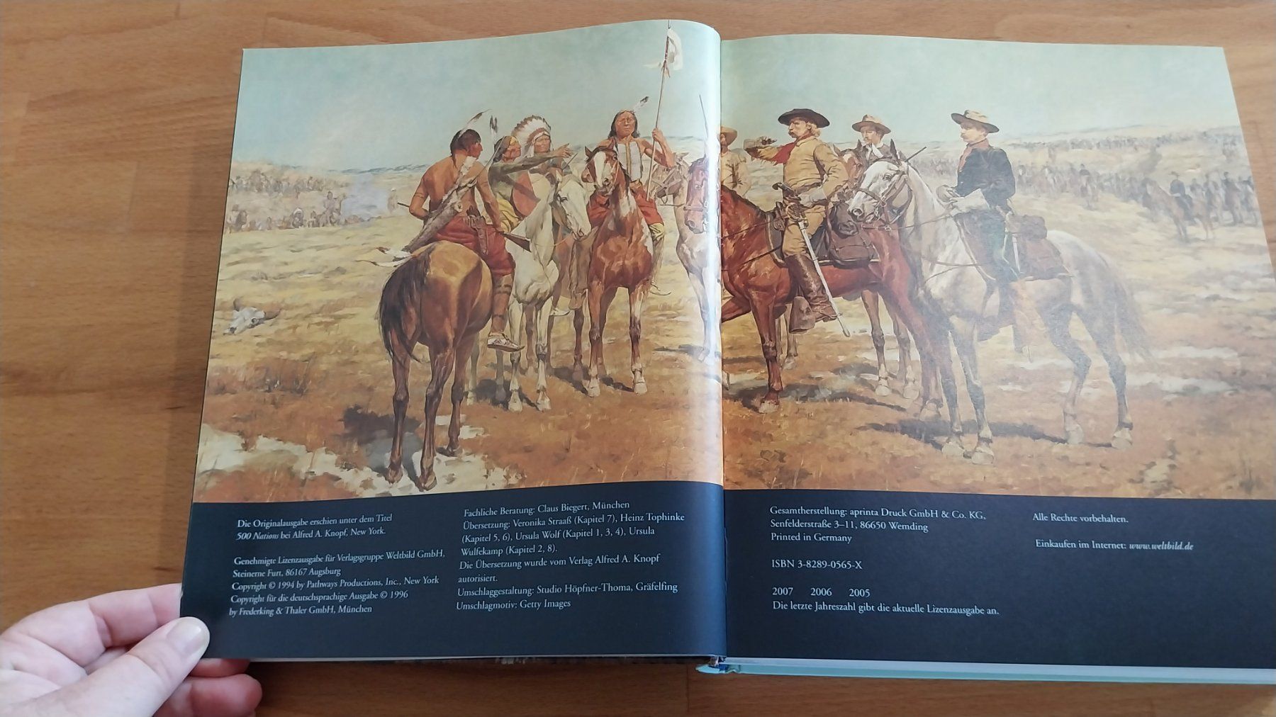 Bücher: Illustrierte Geschichte: 500 Nations Nordamerikas – Gebraucht aus Staufen von Sunsetranch 2