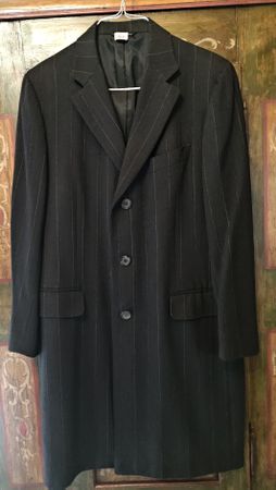Cappotto uomo Canali, gessato. Pura lana. TG 50 IT. Nuovo.