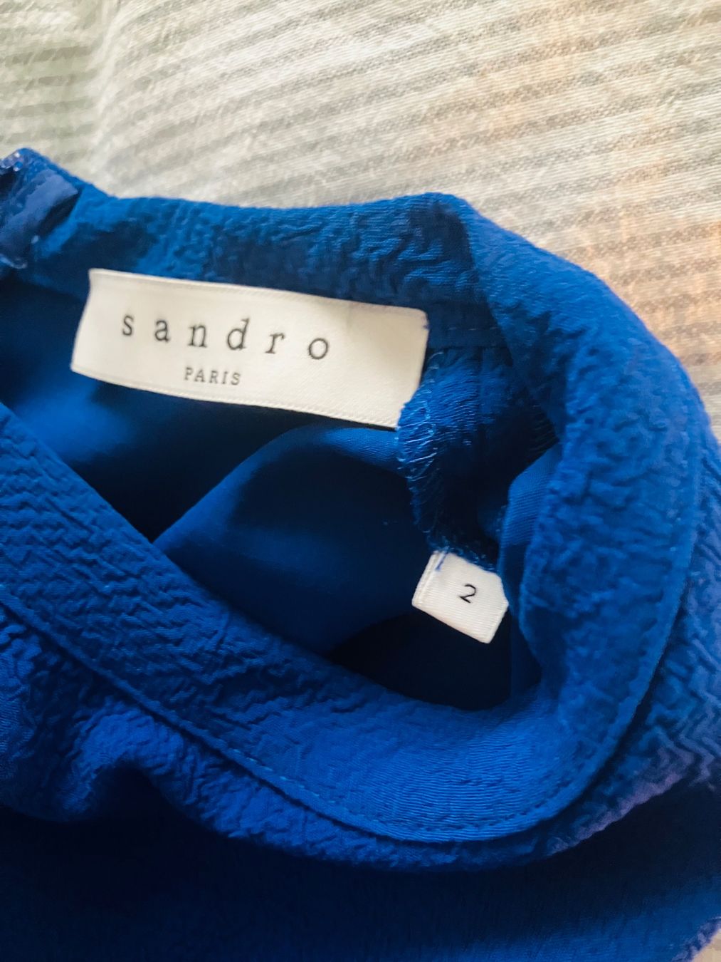 Sandro Vestiti: Sandro, robe T 2 bleu – Usato da Zürich venduto da ikaufmann 2