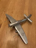 Metall Flugzeug Stuka JU 87 Handarbeit Deko 42cm Länge