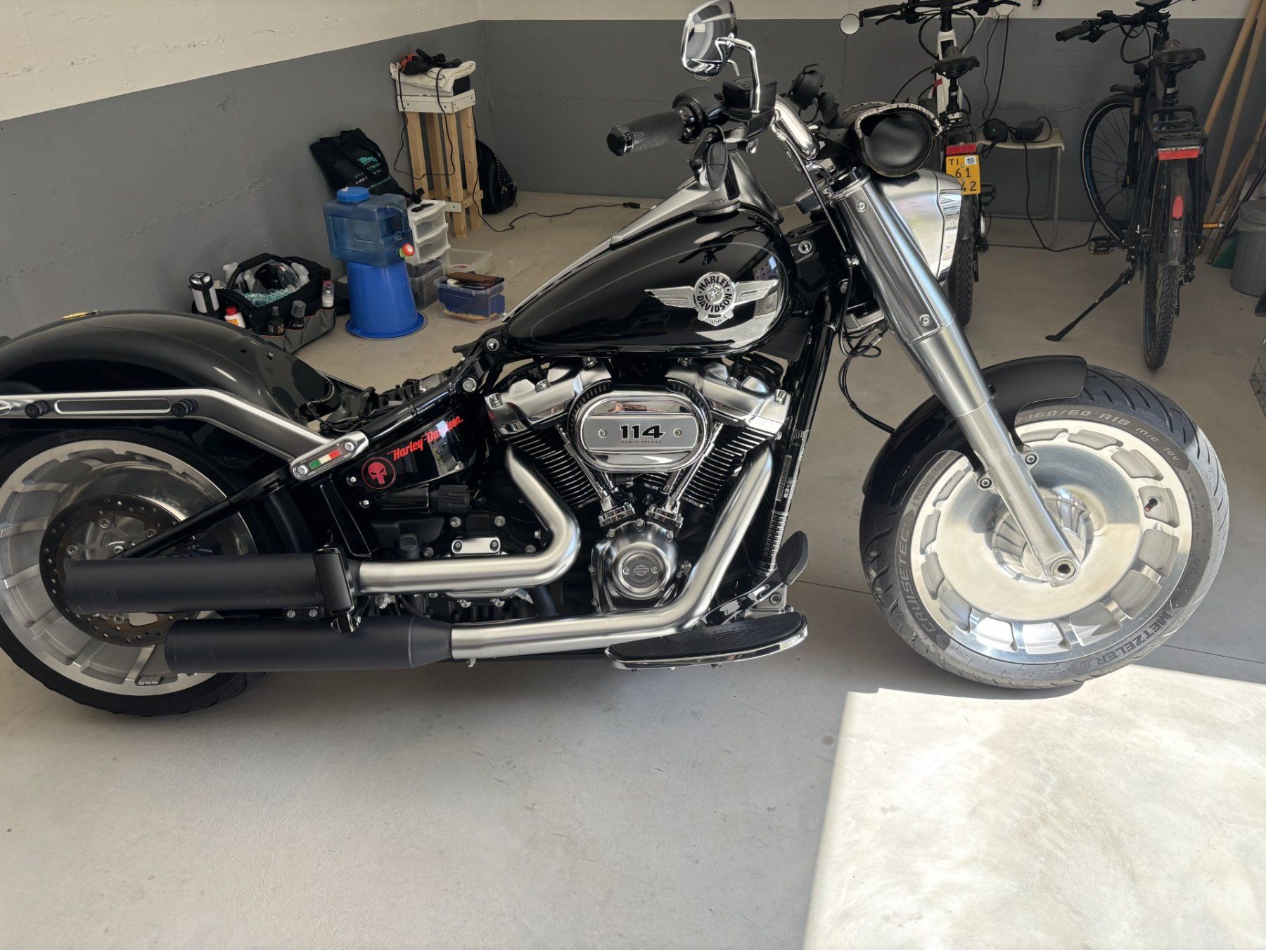 Harley-Davidson Strasse: Harley-Davidson Fat Boy 114 nera, anno 2017, perfetta! – Gebraucht aus Pregassona von bfr_29rw 4