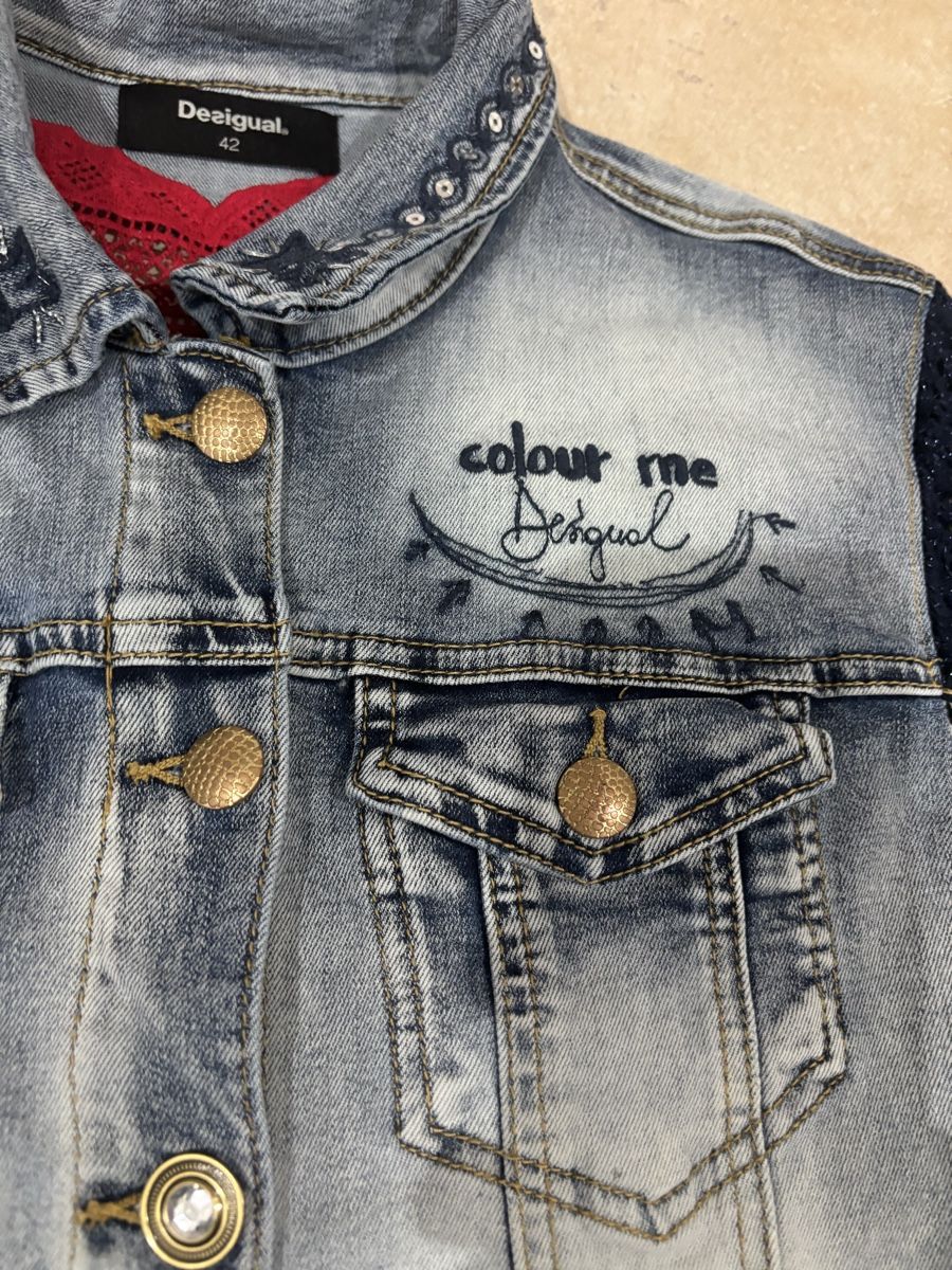 Desigual Giacche: Desigual: giacca jeans – Nuovo (secondo la descrizione) da Losone venduto da Tilly-nb7t 2