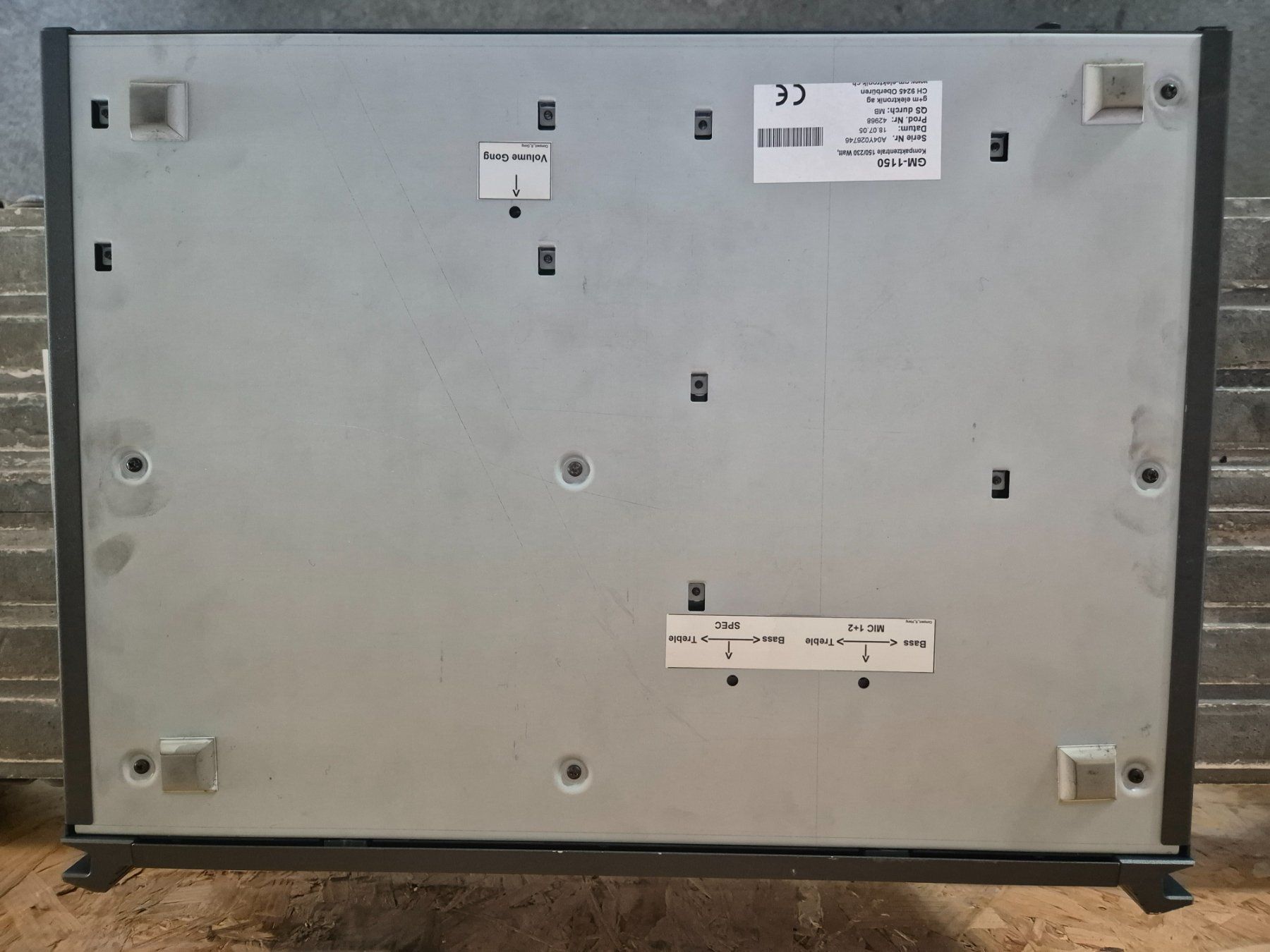 Electro-voice Amplificatori: G+M Kompaktsysteme GM-1150 – Usato da Wald ZH venduto da Gregor083 6