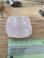 Schöner Rosenquarz-Kristall roh, Heilstein, Sammlerstück 💎