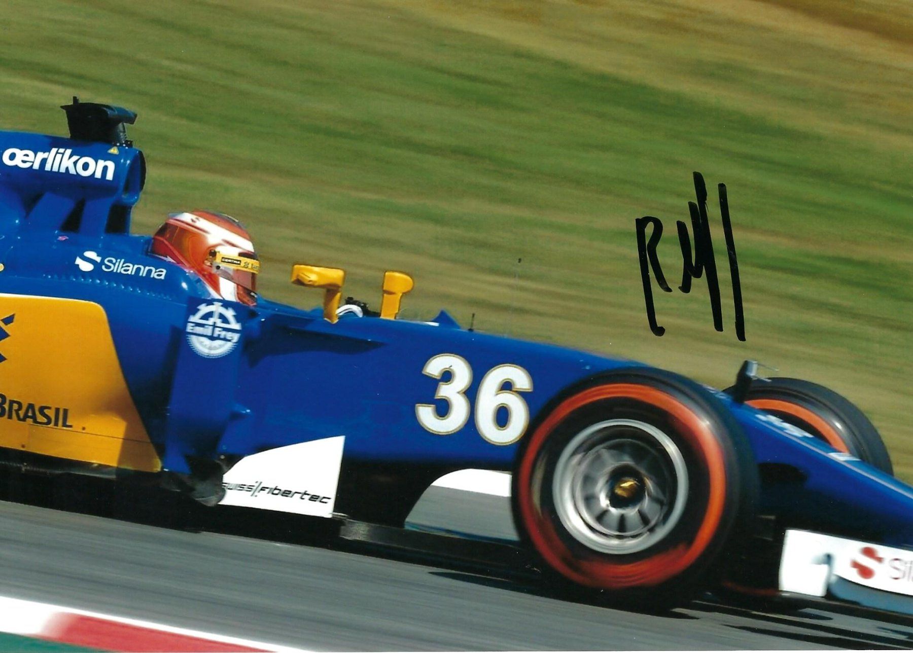 Autografi: Foto; Raffaele Marciello, Formel 1 Sauber – Usato da Aarburg venduto da Hktm