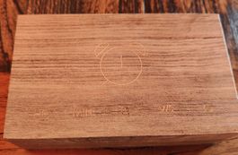 Réveil Gingko Flip Click Clock bois rechargeable super état