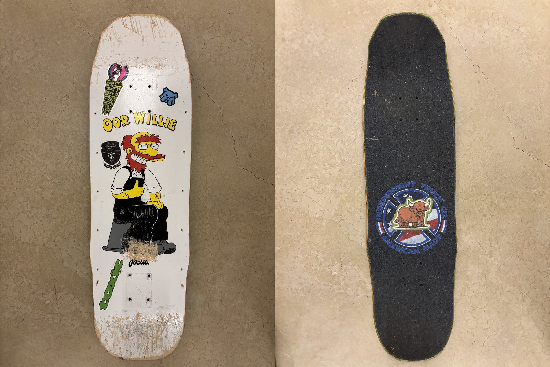 Skateboards: 9 skateboards utilisés, rares, classiques, ... – Usato da Crans VD venduto da AlainScott 2