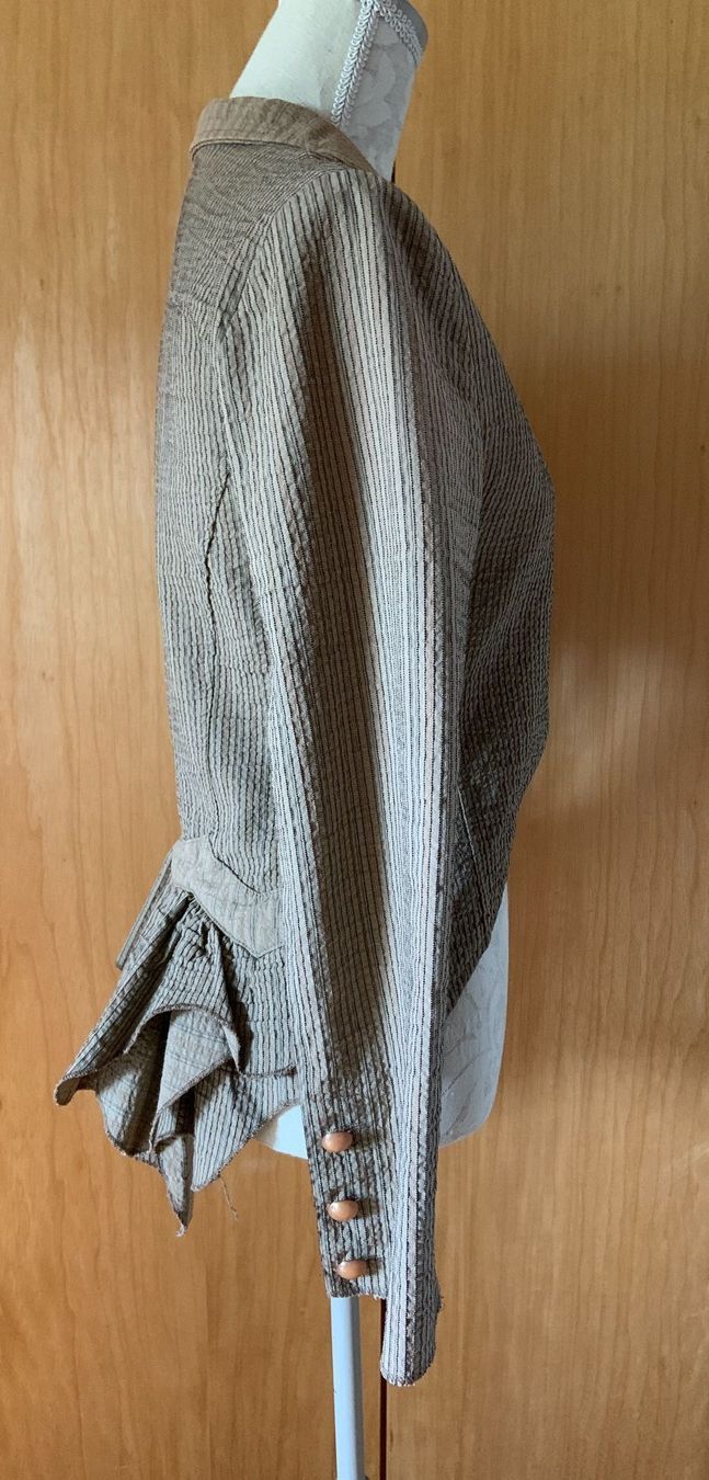 Jacken: Steam Punk Blazer beige gestreift Gr: 38 – Gebraucht aus Arboldswil von psp_cjt9 1