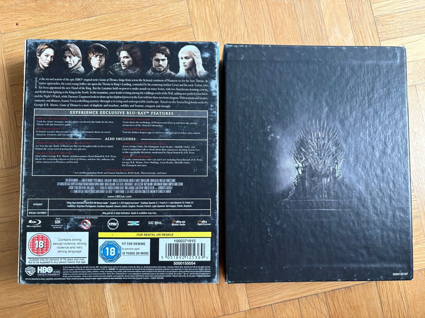 Tutti i DVDs: Game of Thrones - The Complete Second Season - Blu-ray – Usato da Zürich venduto da Malcom 5