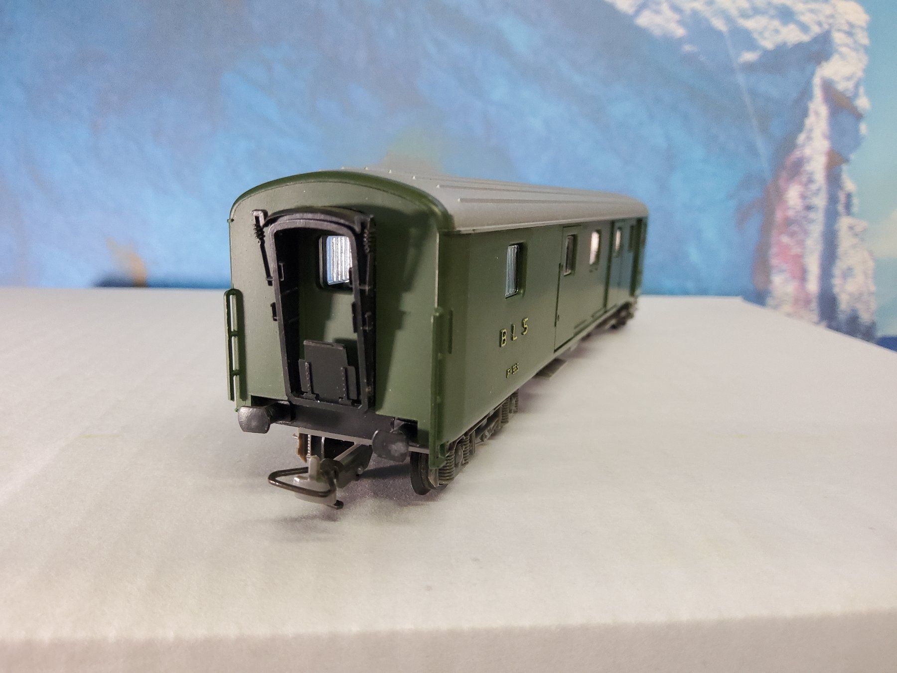 Kleinbahn Modellini di ferrovie: 2 Kleinbahn Gepäckwagen H0 Nr. 382 – Usato da Grüningen venduto da VENOM59 4