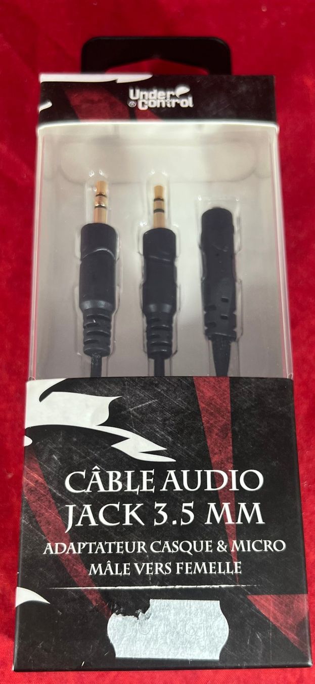 Unità & Adattatore: Under Control Adaptateur Jack 3.5 mm Casque + Micro pour PC – Nuovo e nell'imballaggio originale da Biel/Bienne venduto da new-life