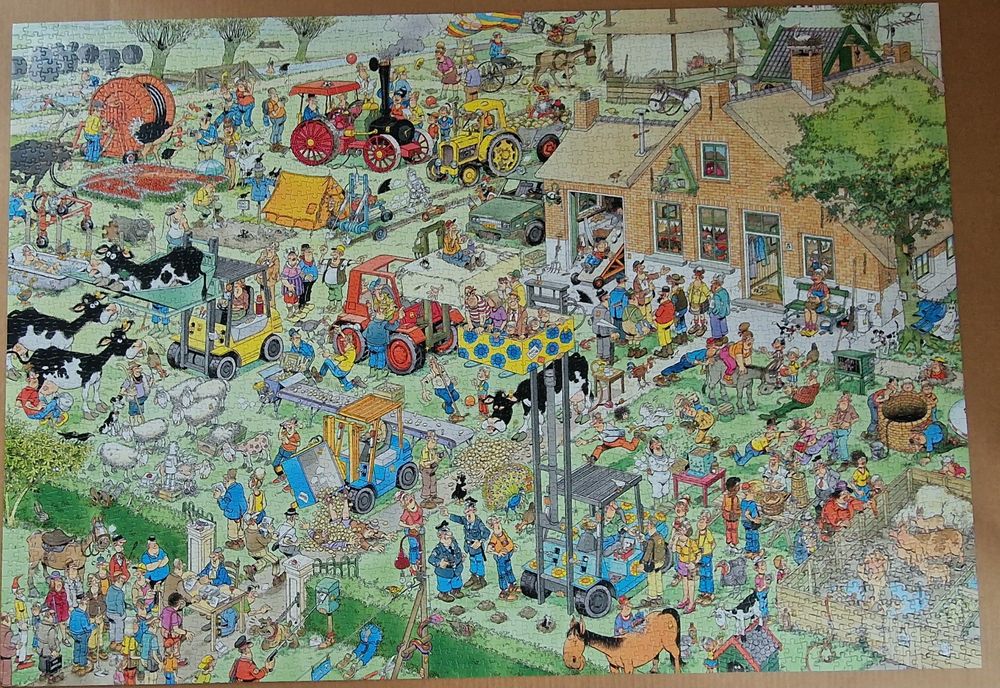Bauernhofbesuch Puzzle Jan van Haasteren (Gebraucht) in Kloten für CHF ...