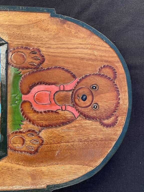 Miroirs: Mignon petit miroir cadre en teck – D'occasion à Cressier NE par jbneuen 1