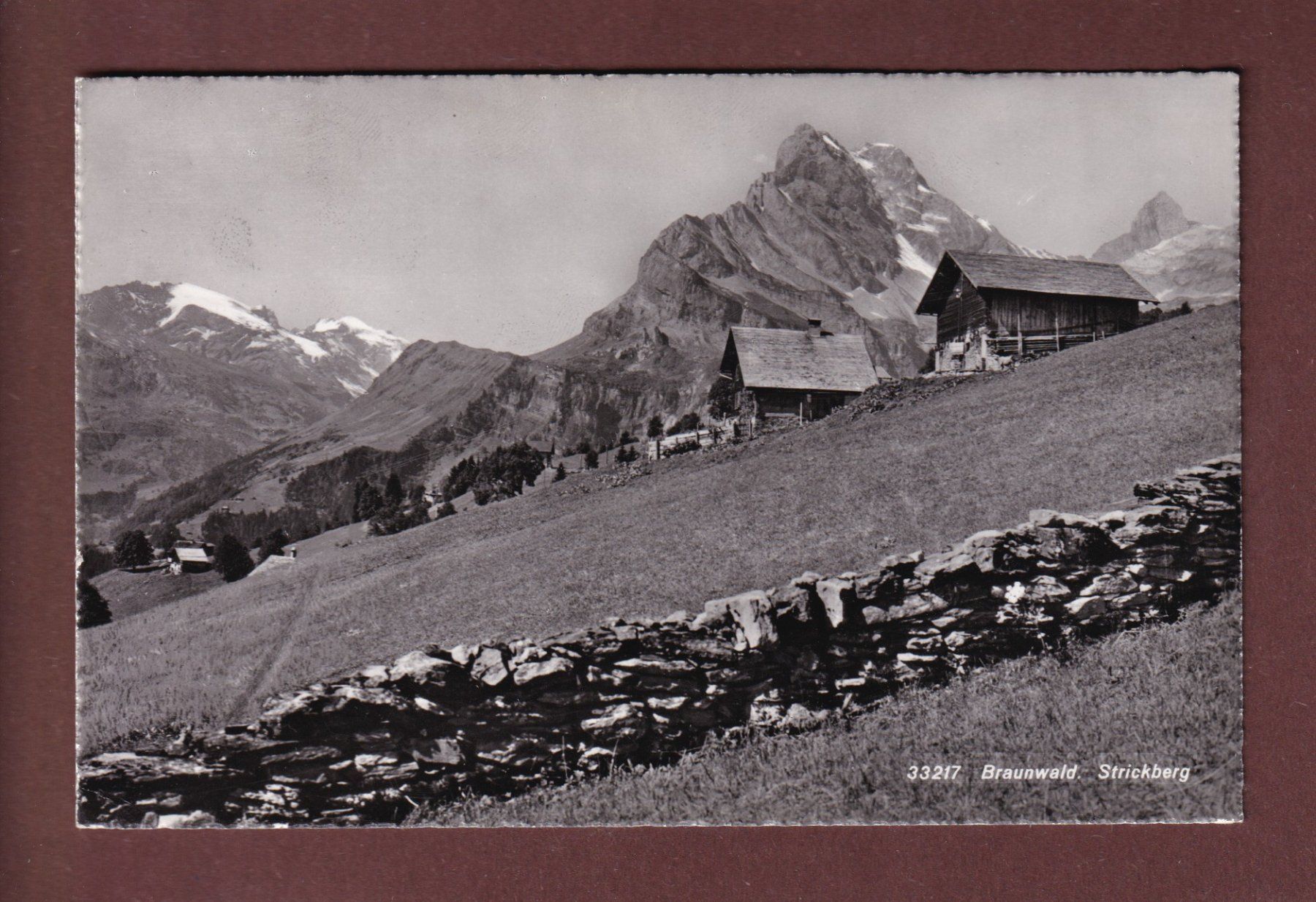 Cartoline postali: BRAUNWALD - Strickberg - 1971 – Usato da Pully venduto da nicecards-shop