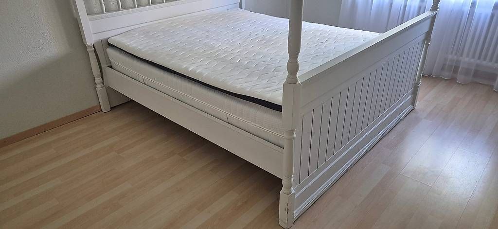 Letti: Bett 160x200 cm weiss – Usato da bern venduto da sommer89 1