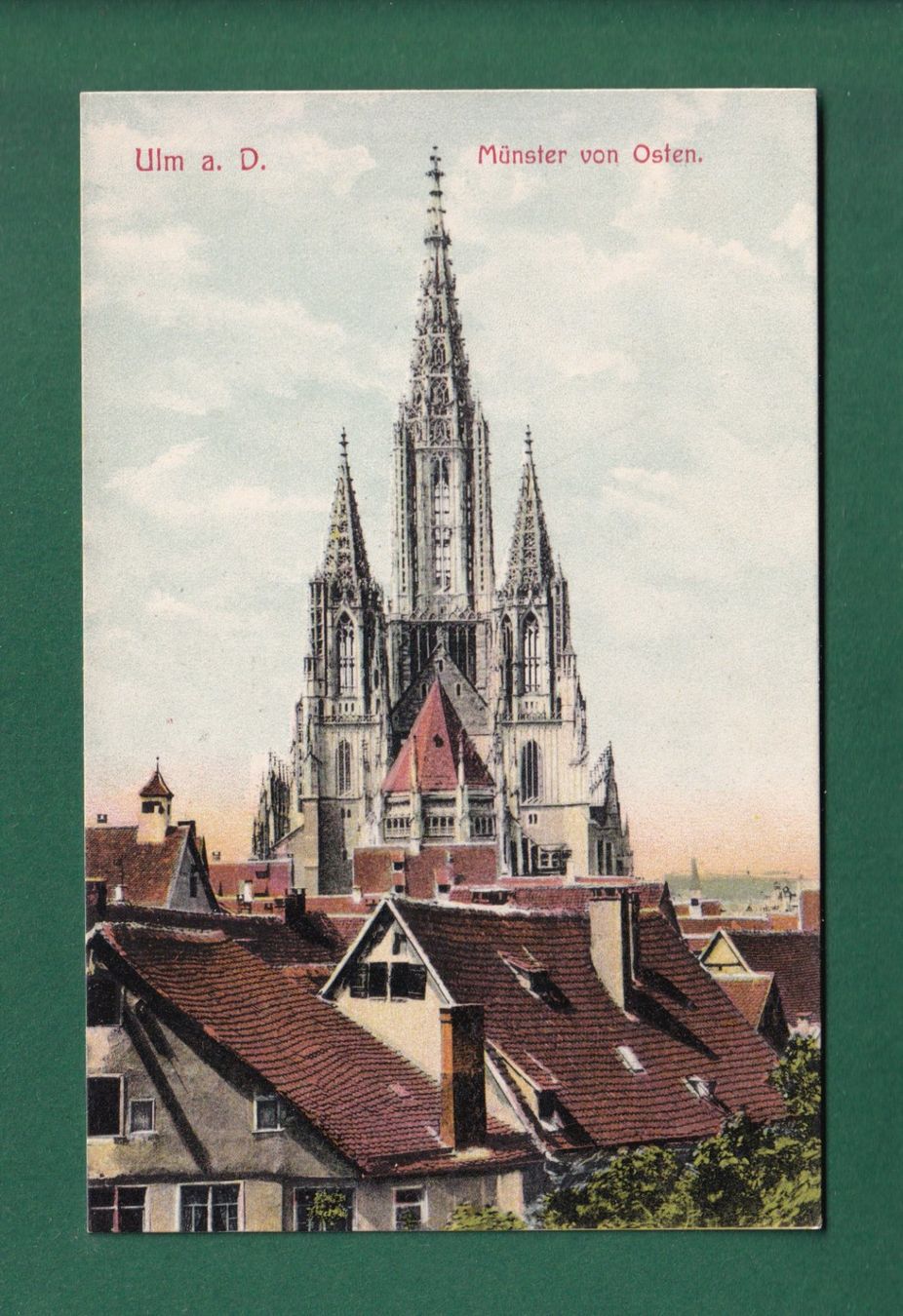 Cartoline postali: ULM - Münster von Osten – Usato da Pully venduto da nicecards-shop