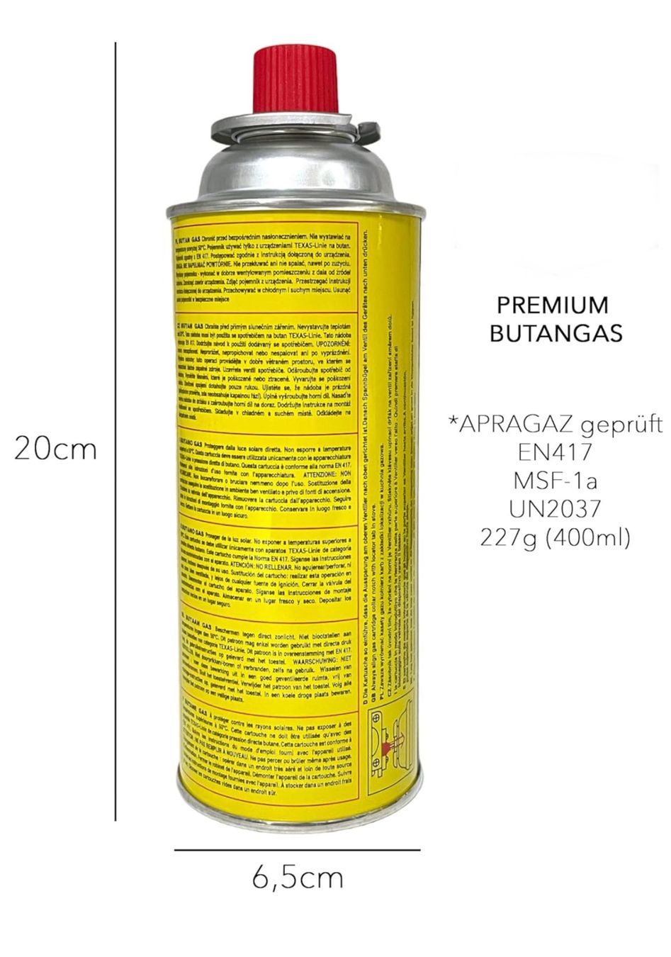 Gas-Geräte & -Technik: Gaskartuschen 227g. MSF1a – Neu und originalverpackt aus Bülach von  6