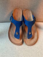 Zehentrenner Graceland blau mit Schnalle guter Zustand