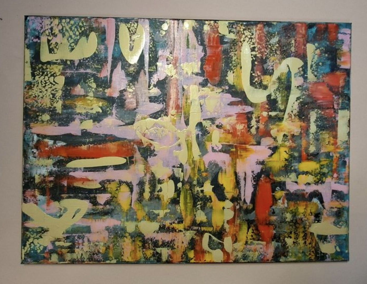 Dipinti: Abstraktes Bild Acryl  60x80 handmade  – Nuovo (secondo la descrizione) da Riehen venduto da Steinbock1970
