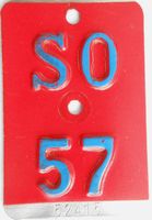 Velonummer Solothurn SO 57