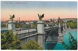 AK Basel Wettsteinbrücke