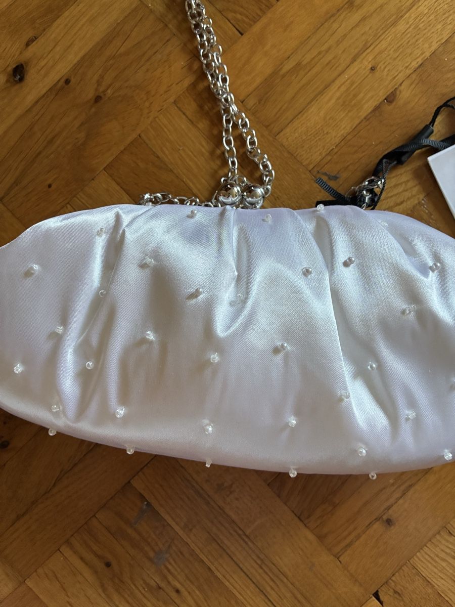 Borse da donna: Clutch Tasche Weiss Perlen – Nuovo e nell'imballaggio originale da Ermatingen venduto da carmen_steiner 1