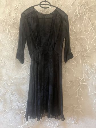 Floraler Silk-Chiffondress