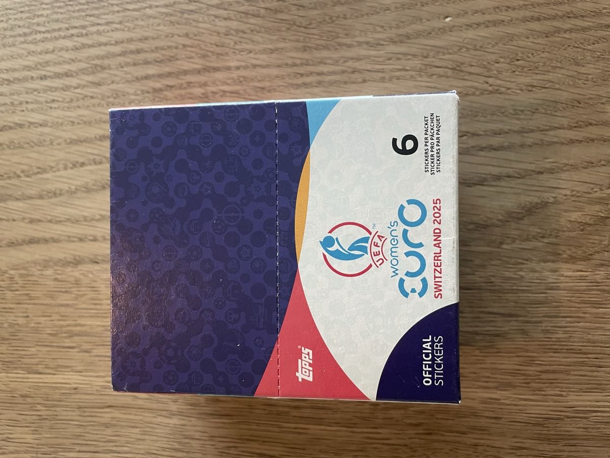 Topps Carte collezionabili: 10 box Topps euro 2025 – Nuovo e nell'imballaggio originale da Treyvaux venduto da goali1fcea 1