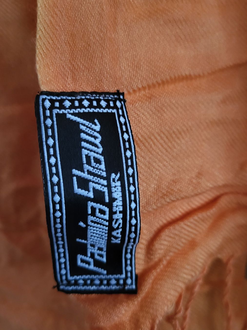 Foulard & Sciarpe: Écharpe orange PASHMINA KASHMIR – Usato da Niedergösgen venduto da Eva2410 4