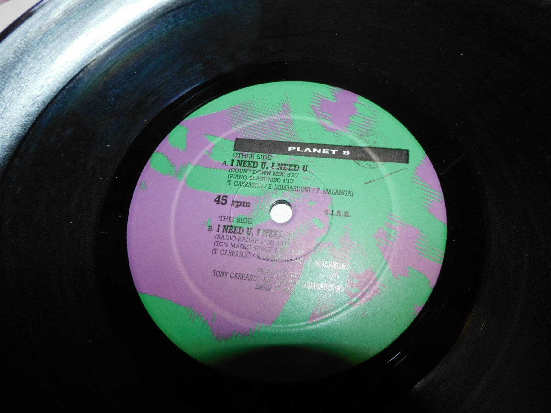 Dischi in vinile: Lp - Planet 8 Count Down Mix - 1990 - Mix House Techno - Lp – Usato da Sursee venduto da 76 4