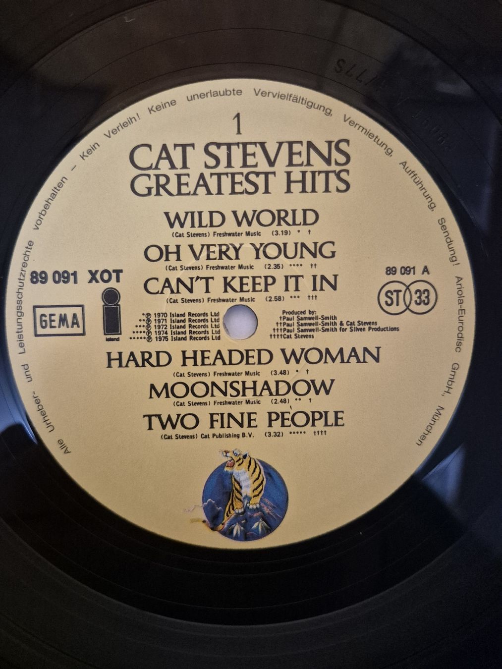 Vinyles: Schallplatte Cat Stevens Greatest Hits LP mit Poster – D'occasion à Rotkreuz par felixbucher01 3