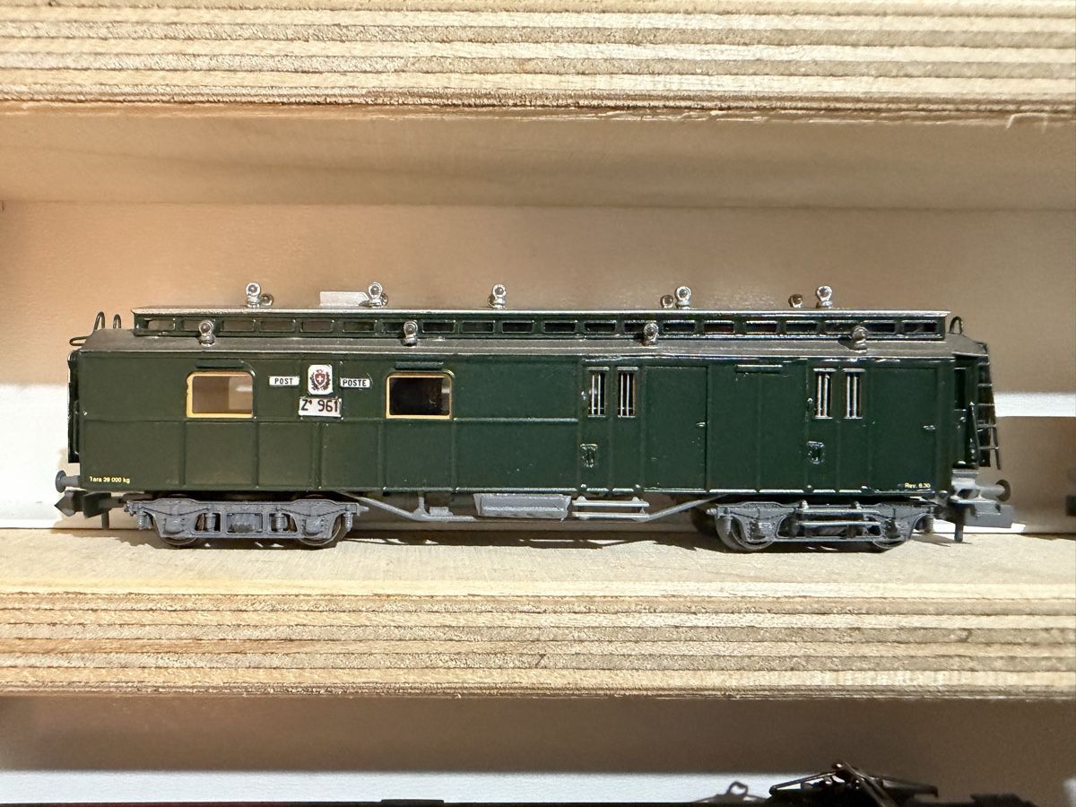 Wabu Modelleisenbahnen: Wabu Post/Gepäckwagen Z4 961 – Neu (gemäss Beschreibung) aus Pfäffikon ZH von HR89