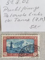 MA321) J51.3.02, Abart Retouche Eckstempel Kt. 50.-