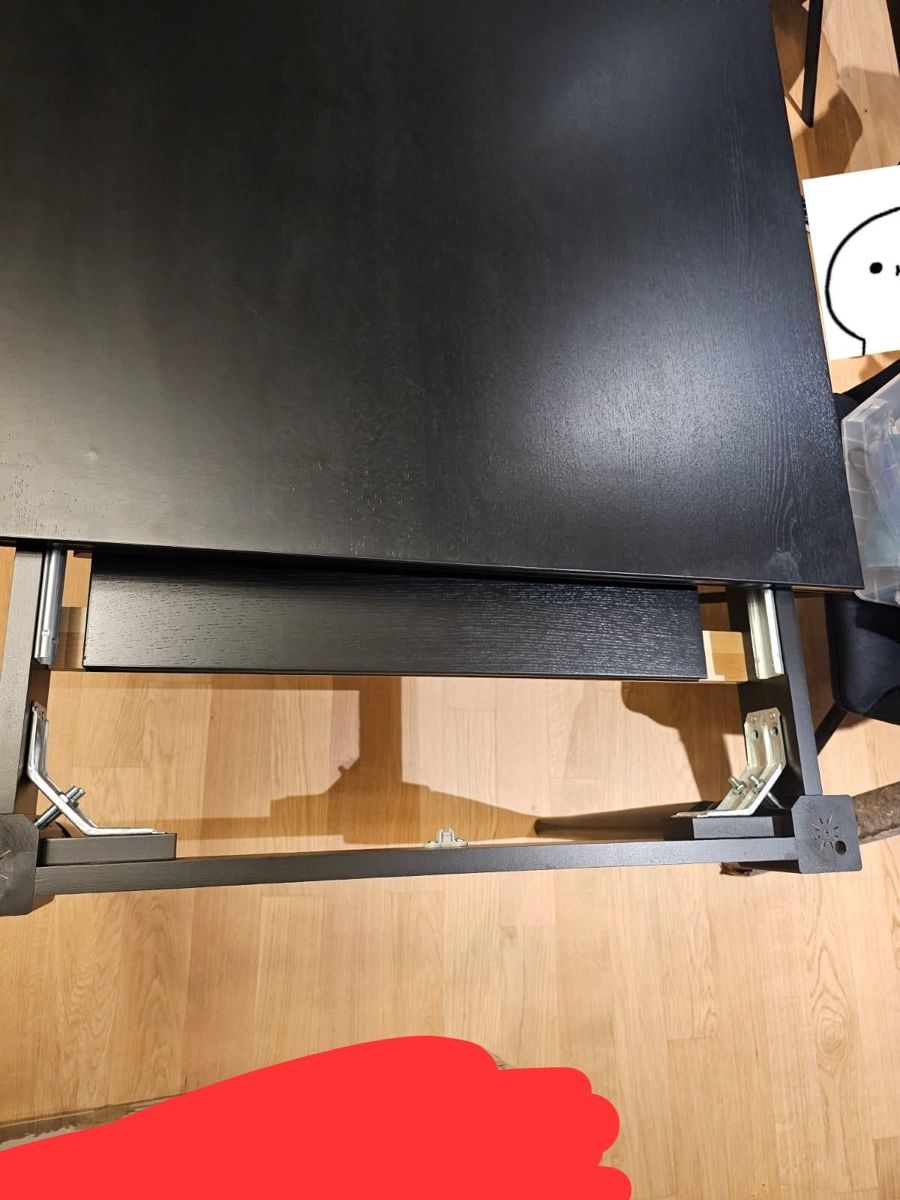 Ikea Tische: Extendable Black Wood Dining Table – Gebraucht aus Spreitenbach von Stefani_ch 1