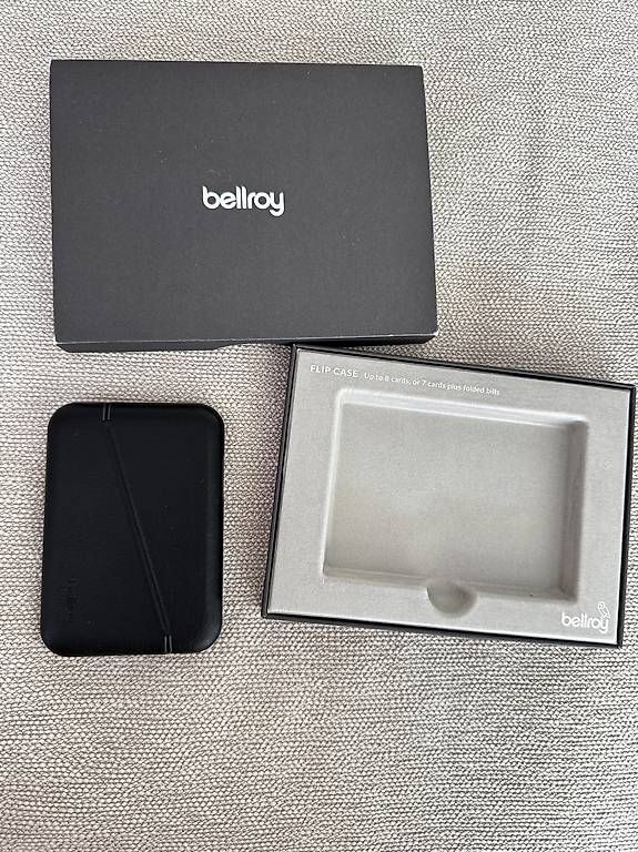 Bellroy Sonstige Kleidung & Accessoires: Bellroy Kartenhalter Kartenetui Flip case Leder schwarz – Neu (gemäss Beschreibung) aus Muttenz von einfach-schoen